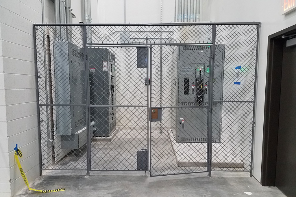 Warehouse Security Cage Front View